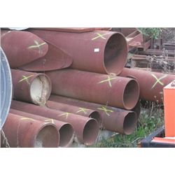 Qty of Steel Casings & Buckets- Yellow