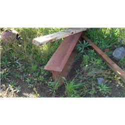 Asst steel I Beams under Crane Jibs