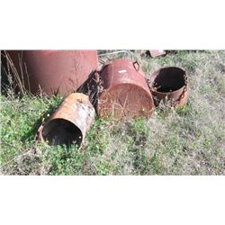 3 x Asst Sludge Pots