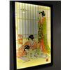 Image 3 : 4 Framed Lighted Japanese Wall Art - Approx. 5'H x 3'W - 4 Times the Money