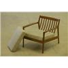 Image 1 : 1 par fåtöljer i teak med tygplymåer, Börge Mogensen, märkt: BM, H 69. SEK 1.500-2.000...