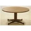 Image 1 : Soffbord i teak på fyrdelad pelarfot, H 54, diam. 106. SEK 1.000-1.500...