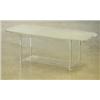 Image 1 : Soffbord plexiglas, examensarbete, inköpt hos Möbler & Sånt Stockholm, H 52, 60x131, ostadigt, be...