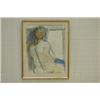 Image 1 : Lennart Rosensohn, gouache/krita, 47x37, sign. Rosensohn 1965. D SEK 2.500-3.000...
