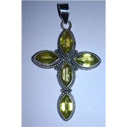 8.850g Pendant of Peridot Sterling 925 Silver