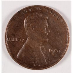 1931-S LINCOLN CENT, KEY DATE! VF