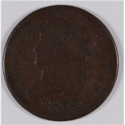 1809 HALF CENT VG+