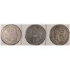 Image 1 : LOT OF 3 CIRCULATED MORGAN DOLLARS 1899-S, 1900-S, 1902