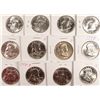 Image 1 : LOT OF 12 UNC FRANKLIN HALF DOLLARS (5) 1958 (7) 1958-D