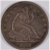 Image 1 : 1877 SEATED HALF DOLLAR VF-30