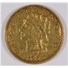 Image 1 : 1835 $2.5 GOLD (CLASSIC HEAD) XF-45