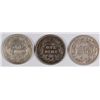 Image 2 : ( 3 ) BARBER DIMES, VF/XF, 1902, 1904, 1911
