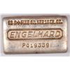 Image 1 : OLD ENGELHARD POURED 10 OUNCE .999 SILVER BAR, RARE! SR # P019339 HARD TO FIND!