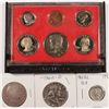 Image 1 : COLLECTORS LOT 1980 PROOF SET & $1.10 IN JUNK SILVER