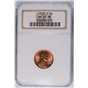 Image 1 : 1938 D LINCOLN CENT NGC MS67 RD RARE!