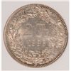 Image 3 : 1886-B 2 FRANCS SWITZERLAND NNC MS-64 RARE