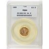 Image 1 : 1893 $2.50 GOLD LIBERTY TCGS MS-64