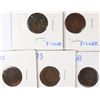 Image 1 : (5) INDIAN HEAD CENTS (67, 68, 69, 70, 73)
