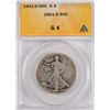 Image 1 : 1921-D WALKING LIBERTY HALF DOLLAR ANACS G-4