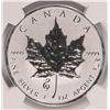 Image 2 : 2013 1 OZT .999 FS CANADA MAPLE LEAF (SNAKE) NGC SP-69