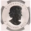 Image 3 : 2013 1 OZT .999 FS CANADA MAPLE LEAF (SNAKE) NGC SP-69