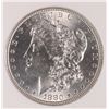 Image 2 : 1880 MORGAN SILVER DOLLAR, PCI MS-64 BLAST WHITE!  ( small crack in case )