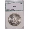 Image 1 : 1883-CC MORGAN SILVER DOLLAR, PCI MS-66 BLAST WHITE!