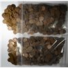 Image 2 : ( 1500 ) UNSEARCHED WHEAT CENT LOT 1958 AND EARLIER  MANY STEEL CENTS INCLUDED
