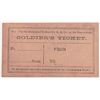 Image 1 : CIVIL WAR SOLDIERS RAIL ROAD TICKET (RARE)