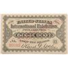 Image 1 : 1876 US INTERNATIONAL EXHIBITION TICKET CU (RED OVERPRINT & SERIAL)