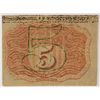 Image 2 : 1863 FIVE CENT US FRACTIONAL GOOD