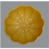 Image 3 : TWO YELLOWWARE FOOD MOLDS. One is circular with scalloping and signed "Mogana". 6 1/8"d. The larg…