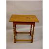 Image 1 : COUNTRY QUEEN ANNE TAVERN TABLE. Refinished maple and pine with mortise and peg construction. Wel…