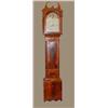 Image 1 : INLAID HEPPLEWHITE GRANDFATHER'S CLOCK. Refinished mahogany with poplar and pine secondary woods.…