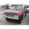 Image 1 : 1992 NISSAN PICK UP SE-X-CAB, PICKUP, RED, VIN# 1N6HD16Y8NC345449