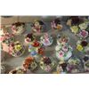 Image 2 : LARGE LOT OF ROYAL DOULTON, AYNSLEY, ROYAL ADDERLY, ROYAL ALBERT, COLPORT FLORALS