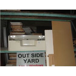 LARGE LOT OF ITEMS ON AND AROUND THE PALLET RACKING (PALLET RACKING NOT INCLUDED)