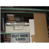 Image 1 : LARGE LOT OF ITEMS ON AND AROUND THE PALLET RACKING (PALLET RACKING NOT INCLUDED)