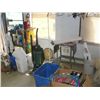 Image 4 : CONTENTS OF ROOM BEHIND OFFICE; SHELVING, WEIGHT LIFTING EQUIPMENT, MISC AND MORE