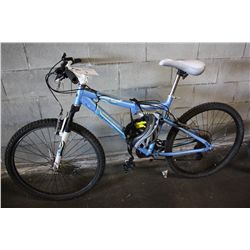 BLUE NAKAMURA SOLANO 21 SPD FULL SUSP MOUNTAIN BIKE