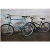 Image 1 : 2 BIKES: BLUE DIAMOND BACK SORRENTO MOUNTAIN BIKE & BLACK NO NAME MOUNTAIN BIKE