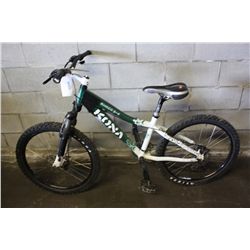 GREEN KONA SHRED 114 SPD FRONT SUSP FULL DISC MOUNTAIN BIKE