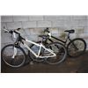 Image 1 : 2 BIKES: WHITE NORCO KOKANEE MOUNTAIN BIKE & BLACK NO NAME MOUNTAIN BIKE