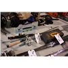 Image 1 : TACKLE BOX, RODS AND ASSORTED FISHING GEAR