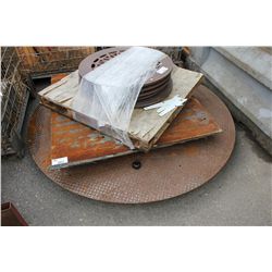 TWO METAL BASES