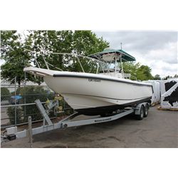 1999 26' BOSTON WHALER BOAT FULLY LOADED WITH: ROAD RUNNER 31' TRAILER ONE YEAR OLD.