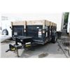 Image 1 : 2001 BIG TEX 14LX-14BK7SIR, DUMP TRAILER, BLACK VIN # 16VDX1426B4394974