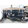 Image 2 : 2001 BIG TEX 14LX-14BK7SIR, DUMP TRAILER, BLACK VIN # 16VDX1426B4394974