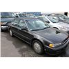 Image 2 : 1991 HONDA ACCORD EX-R, 4 DOOR SEDAN, GREY, VIN # JHMCB7677MC821605