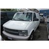 Image 1 : 2002 CHEVROLET ASTRO AWD, VAN, WHITE, VIN # 1GCDL19XX2B154091